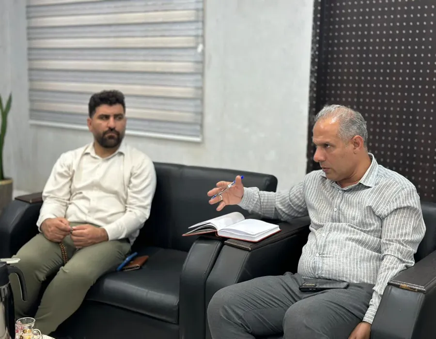 نشست مدیر جمعیت امام رضاییها با مدیر جهاد کشاورزی شهرستان خرمشهر